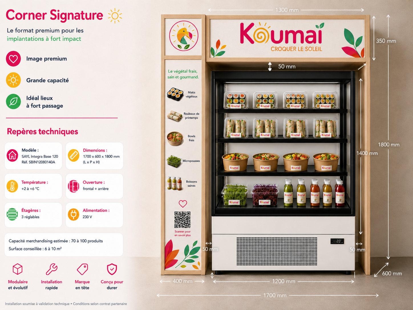 Corner Signature Koumaï, implantation végétale premium à fort impact