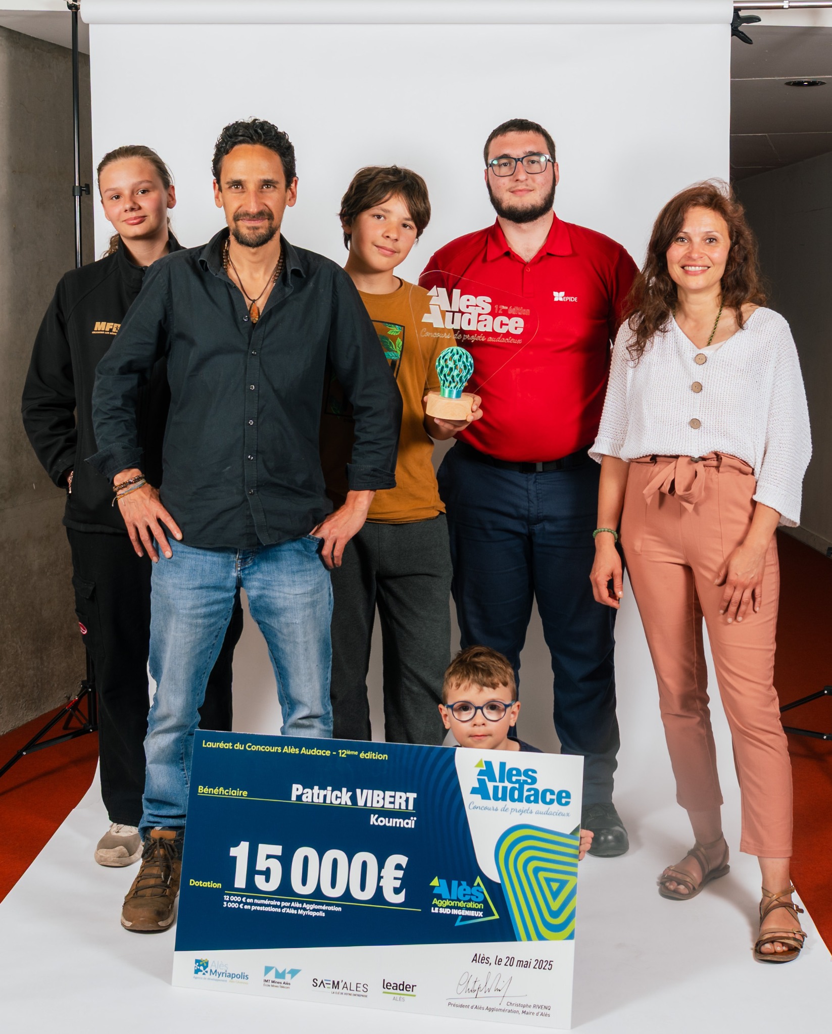 Équipe Koumaï, lauréate du concours Alès Audace 2025