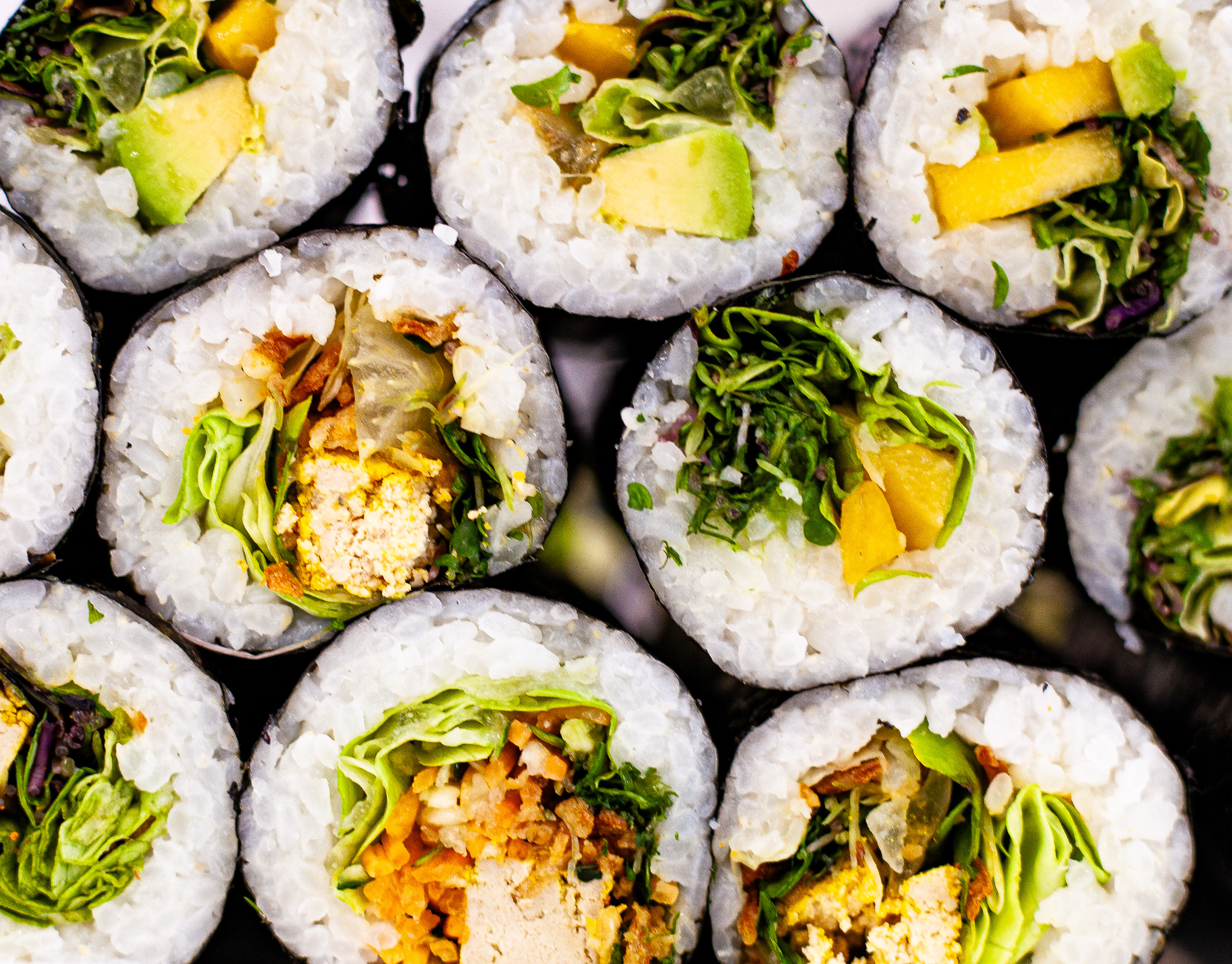 Assortiment de makis végétaux Koumaï