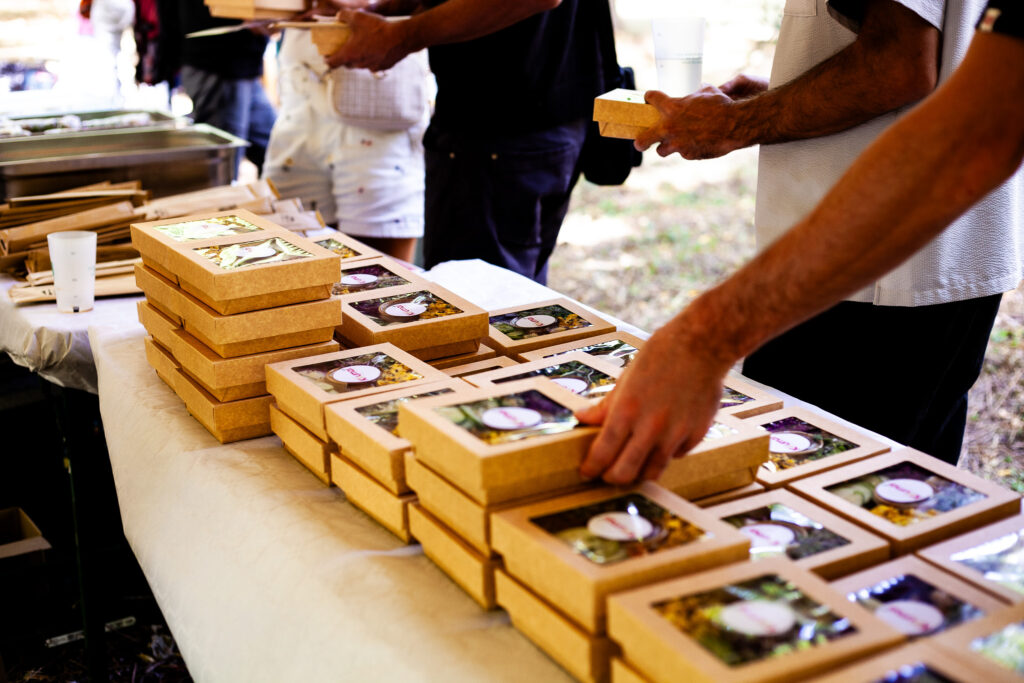 Service de plateaux-repas Koumaï lors de l’événement Agroof du 17 septembre 2026.